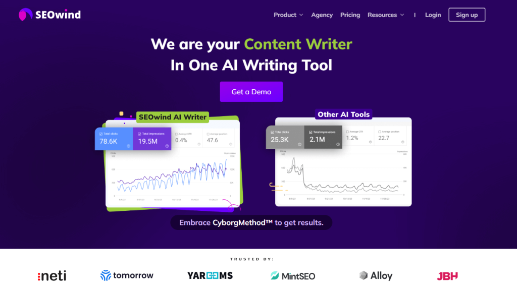 SEO Wind Homepage