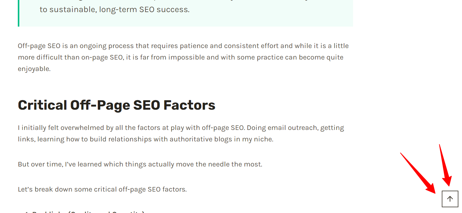 sticky header on my site