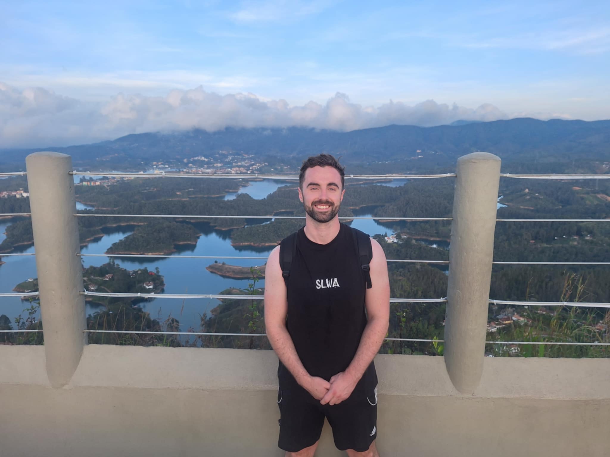 Image of me with a nice view in the background.